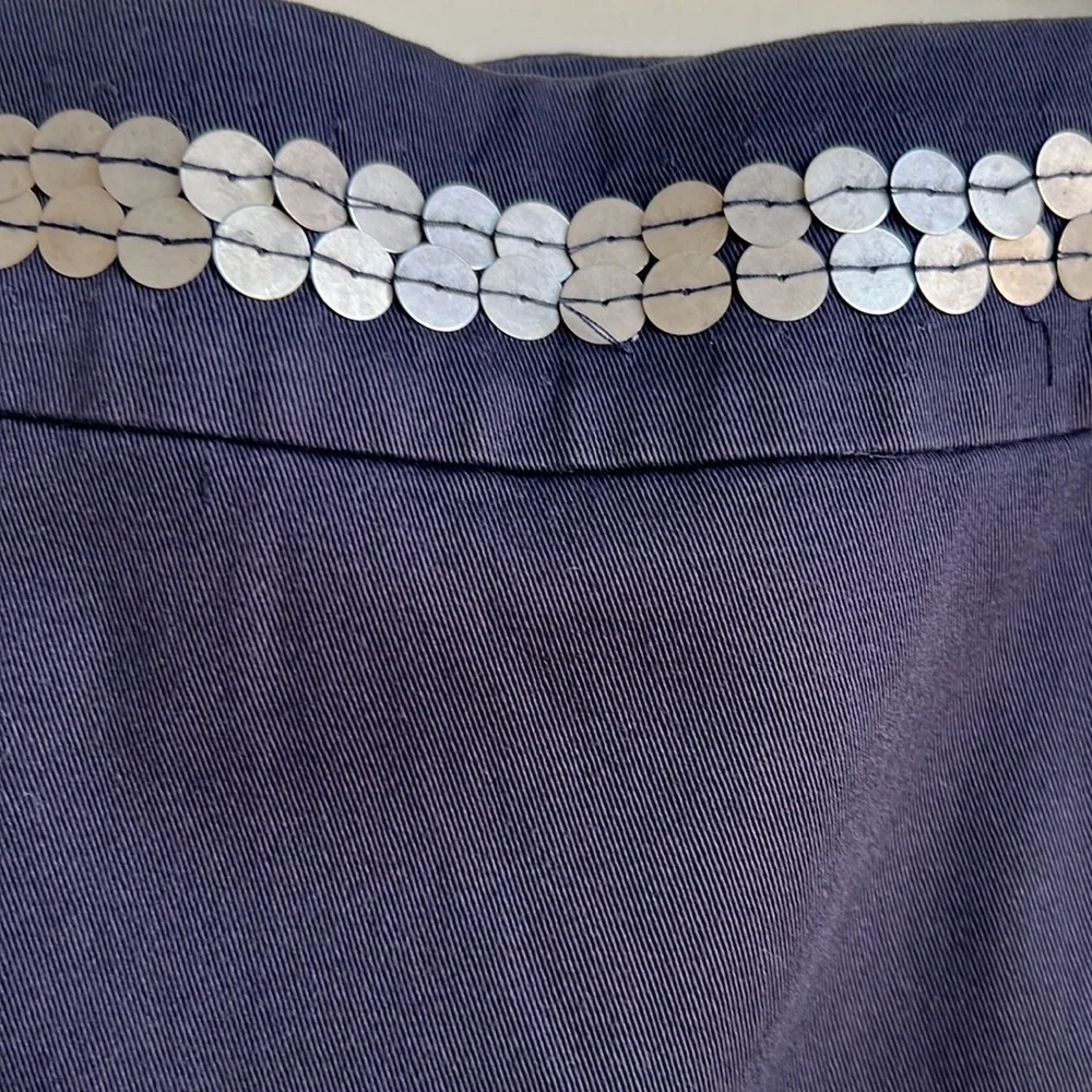 Tory Burch Navy Pencil Skirt
